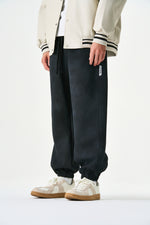 Midnight Washed Jogger Pants Model view | Weezy
