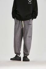 Dark Grey Jogger Pants Flat lay | Weezy