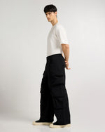 Black Wide Leg Utility Cargo View 10 | Weezy