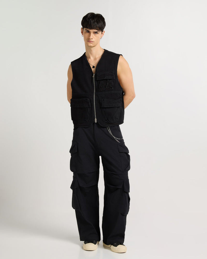Limited Edition Utility Vest Side view | Weezy