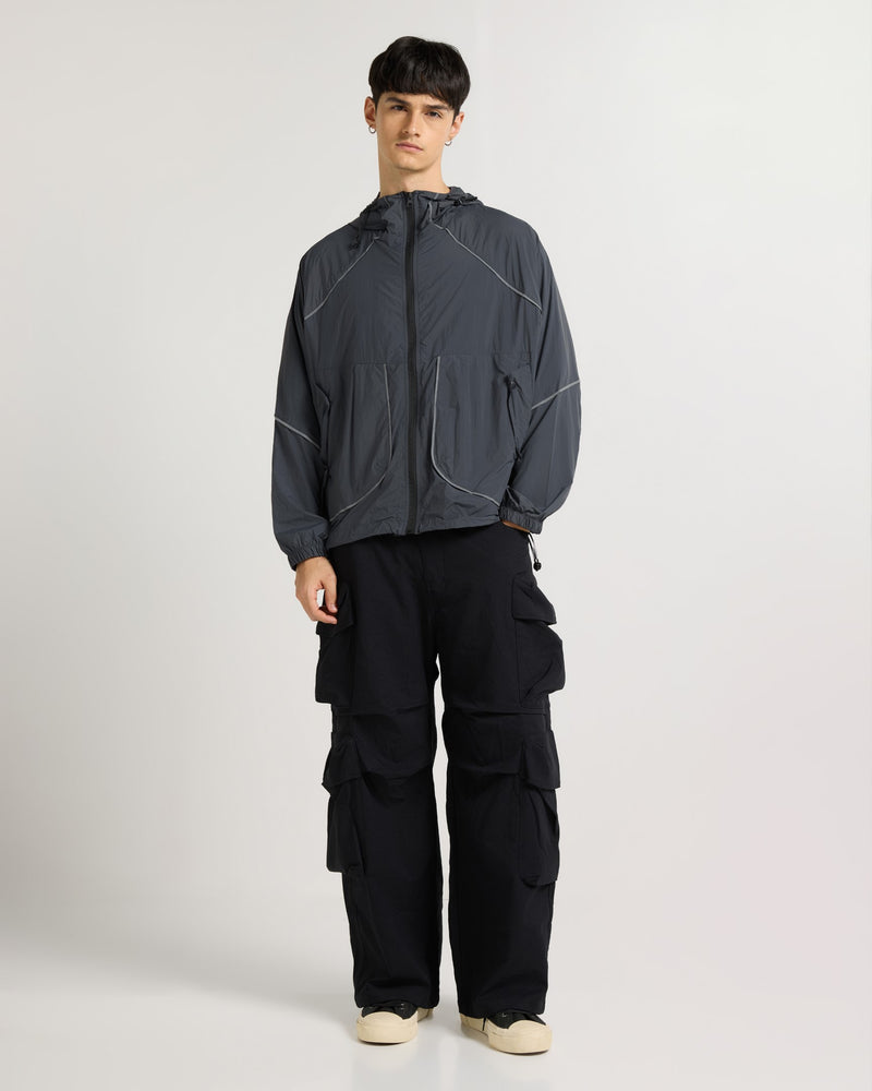Graphite Shadow UV Protection Jacket Side view | Weezy
