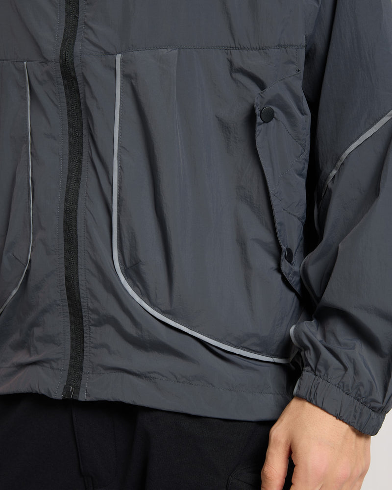 Graphite Shadow UV Protection Jacket Model view | Weezy
