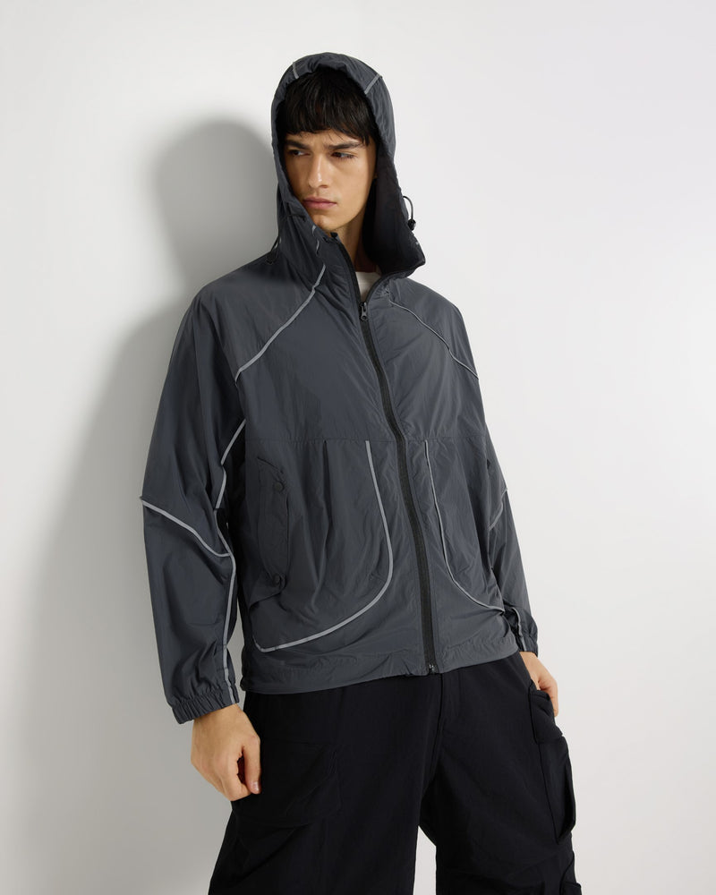 Graphite Shadow UV Protection Jacket Front view | Weezy