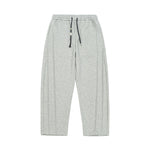 Grey Micro-Rib Trousers Front view | Weezy