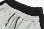 Grey Micro-Rib Trousers Side view | Weezy