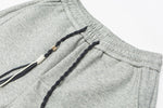 Grey Micro-Rib Trousers Detail view | Weezy