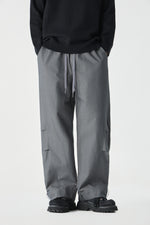Grey Barrel Pants Front view | Weezy