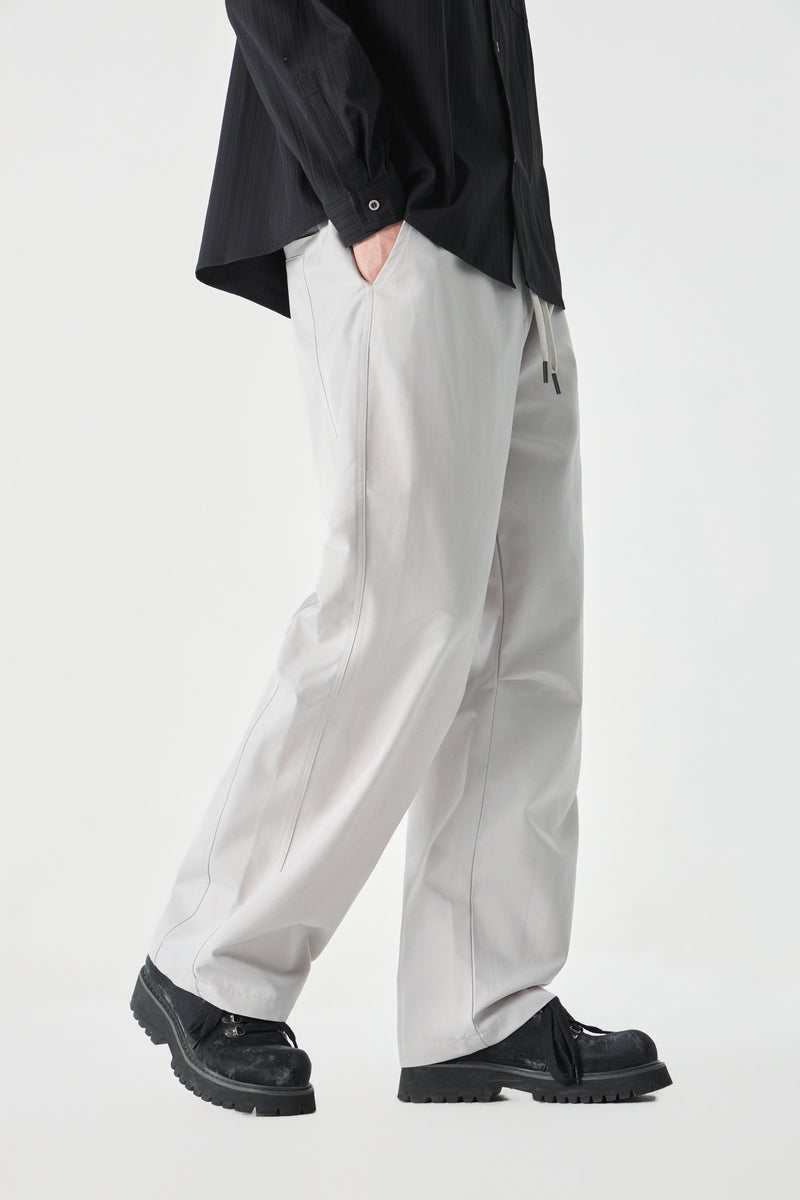 White barrel pants Side view | Weezy