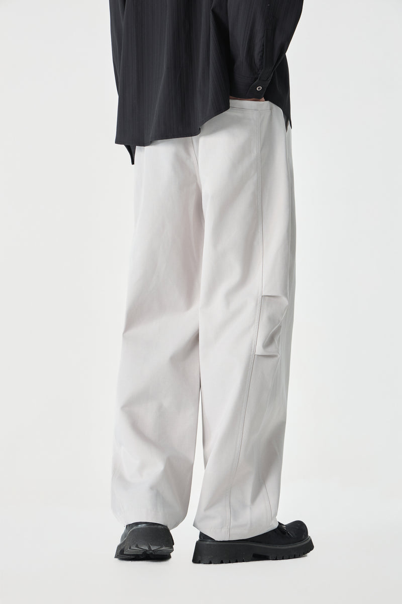 White barrel pants Flat lay | Weezy