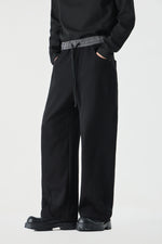 Noir Parallel Pants Close-up | Weezy