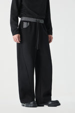 Noir Parallel Pants Flat lay | Weezy