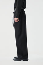 Noir Parallel Pants Side view | Weezy