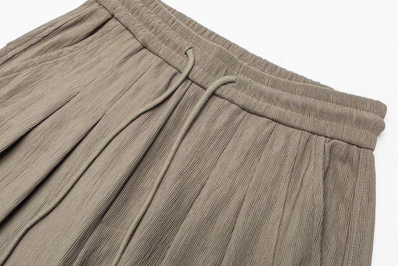 Beige Column Trousers View 13 | Weezy