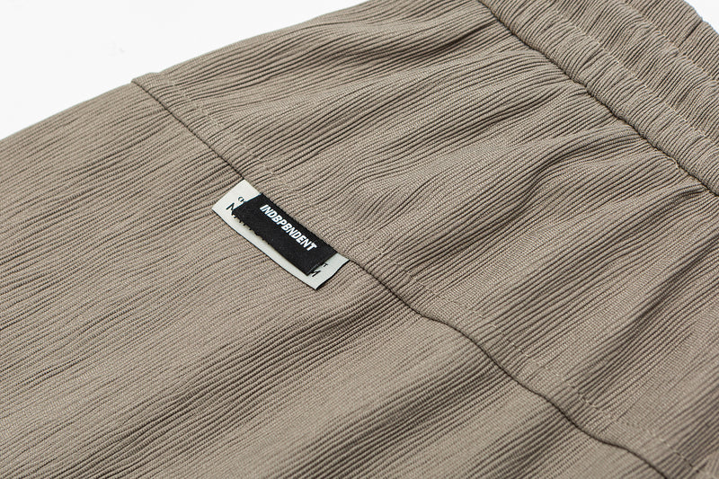 Beige Column Trousers View 9 | Weezy