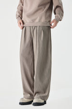 Beige Column Trousers Detail view | Weezy