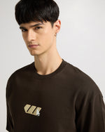 Premium Chocolate Brown Way Bigger Oversized T-shirt Detail view | Weezy