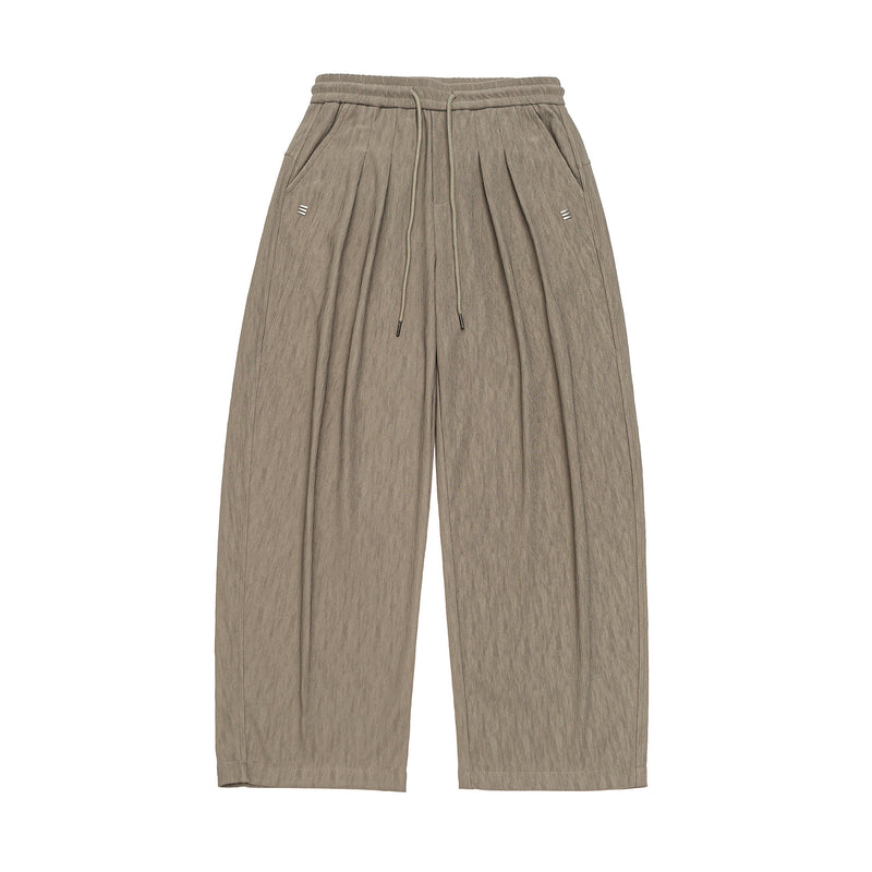 Beige Column Trousers View 10 | Weezy