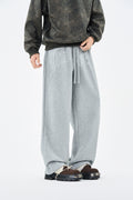 Embroidered Grey Sweatpants