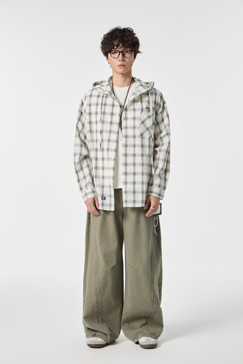 Bone Narrative Hooded Shirt View 14 | Weezy