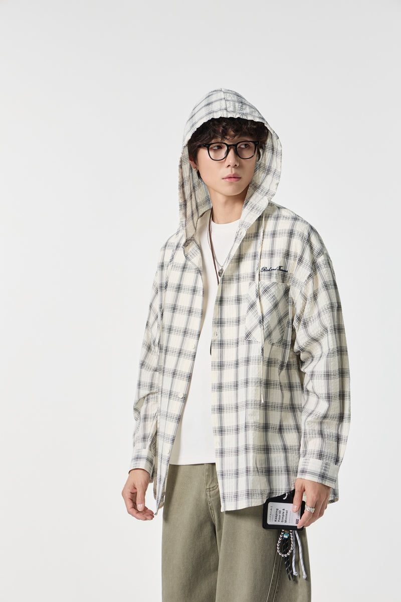 Bone Narrative Hooded Shirt View 11 | Weezy