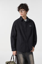 Obsidian Metro Snap-Shirt Front view | Weezy