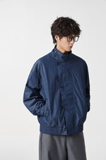Navy Monolith Overshirt Lifestyle view | Weezy
