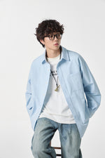 Sky Drift Overshirt: Lifestyle view | Weezy