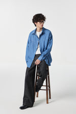 Ocean-Wash Paneled Shirt View 9 | Weezy