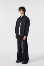 Noir Pinstripe Overshirt View 11 | Weezy