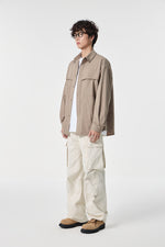 Beige Clean Field Overshirt View 13 | Weezy