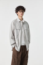 Graphite Nomad Utility Shirt Lifestyle view | Weezy