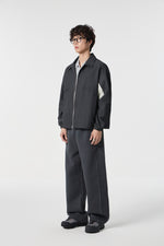 Black Modern Workwear Bomber View 12 | Weezy