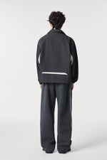 Black Modern Workwear Bomber View 13 | Weezy