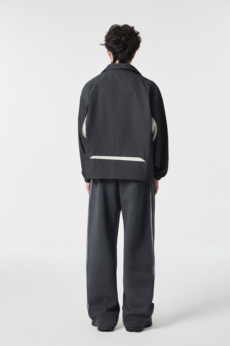 Black Modern Workwear Bomber View 13 | Weezy
