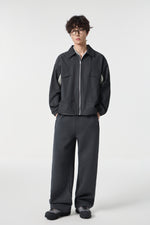 Black Modern Workwear Bomber View 9 | Weezy