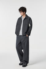 Black Modern Workwear Bomber View 11 | Weezy