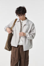 Grey Modern Workwear Bomber Flat lay | Weezy