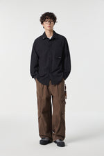 Geographic Black Tech Utility Overshirt View 11 | Weezy