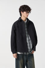 Jet Black Contour Overshirt View 9 | Weezy