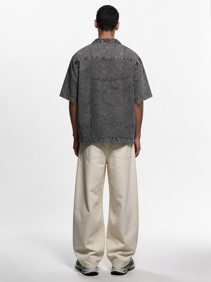 Acid Washed Shirt Lifestyle view | Weezy
