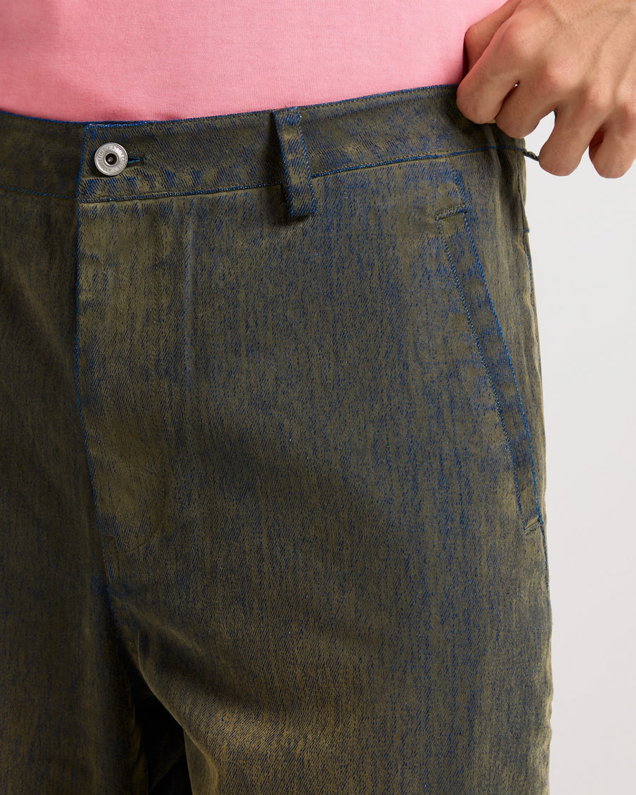 Textured Lattice Sage Green Pants Lifestyle view | Weezy