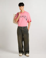 Textured Lattice Sage Green Pants Side view | Weezy
