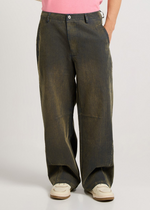 Textured Lattice Sage Green Pants