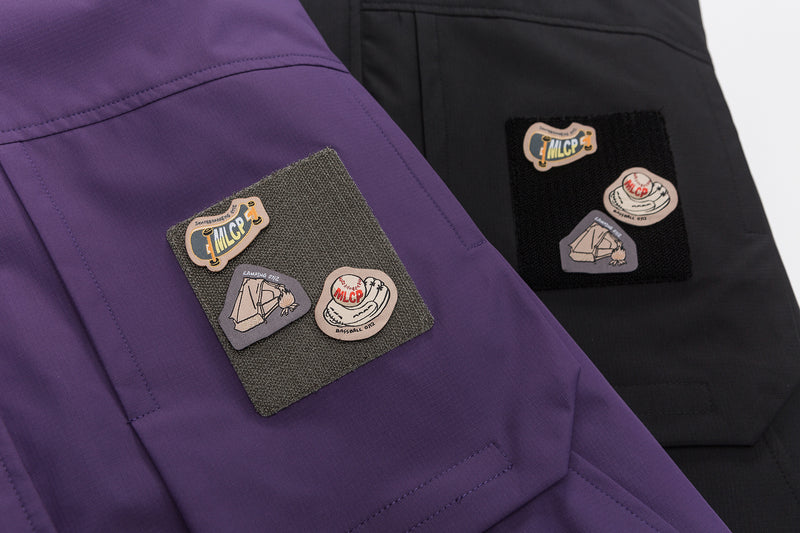 Purple Hooded Cargo Jacket View 12 | Weezy