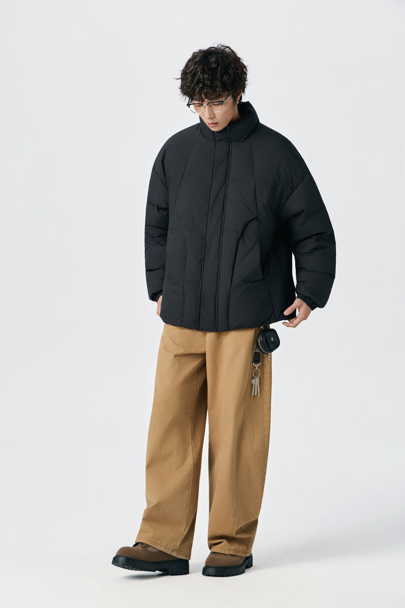 Obsidian Quilt Jacket Model view | Weezy