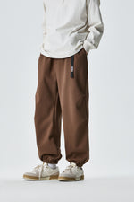 Chocolate Brown Jogger Pants Lifestyle view | Weezy