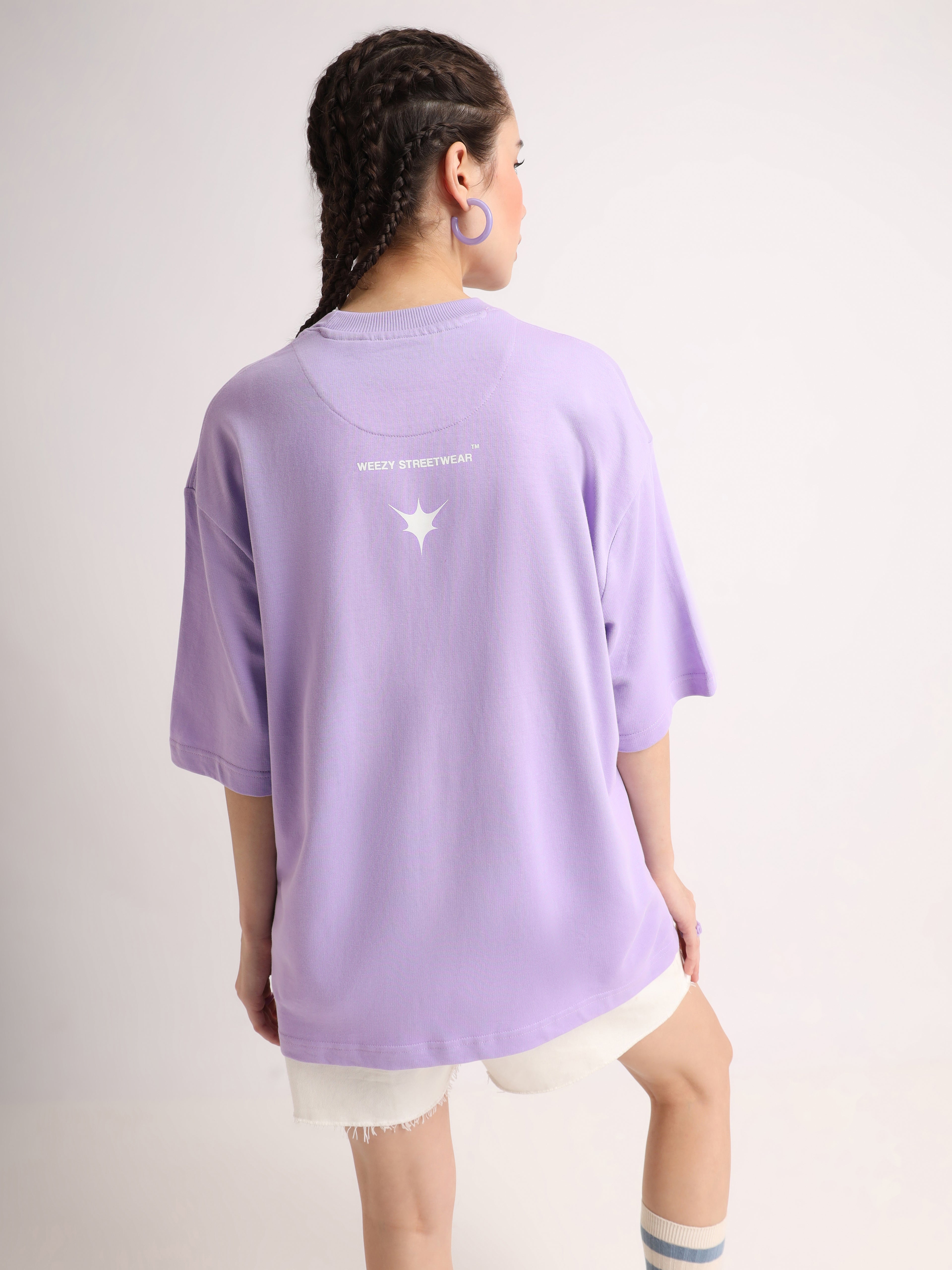 Lilac Euphoria Oversized T-Shirt