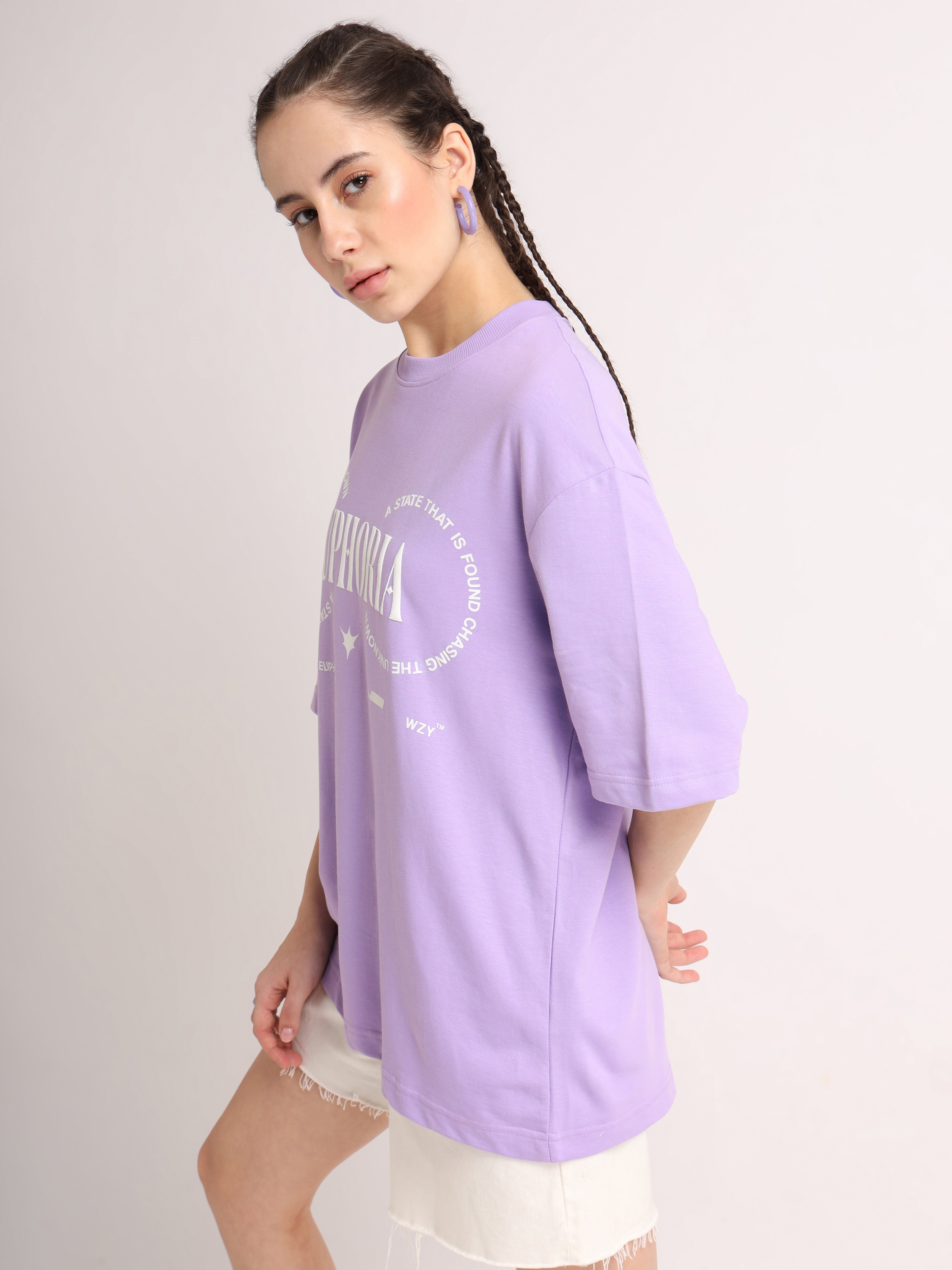 Lilac Euphoria Oversized T-Shirt