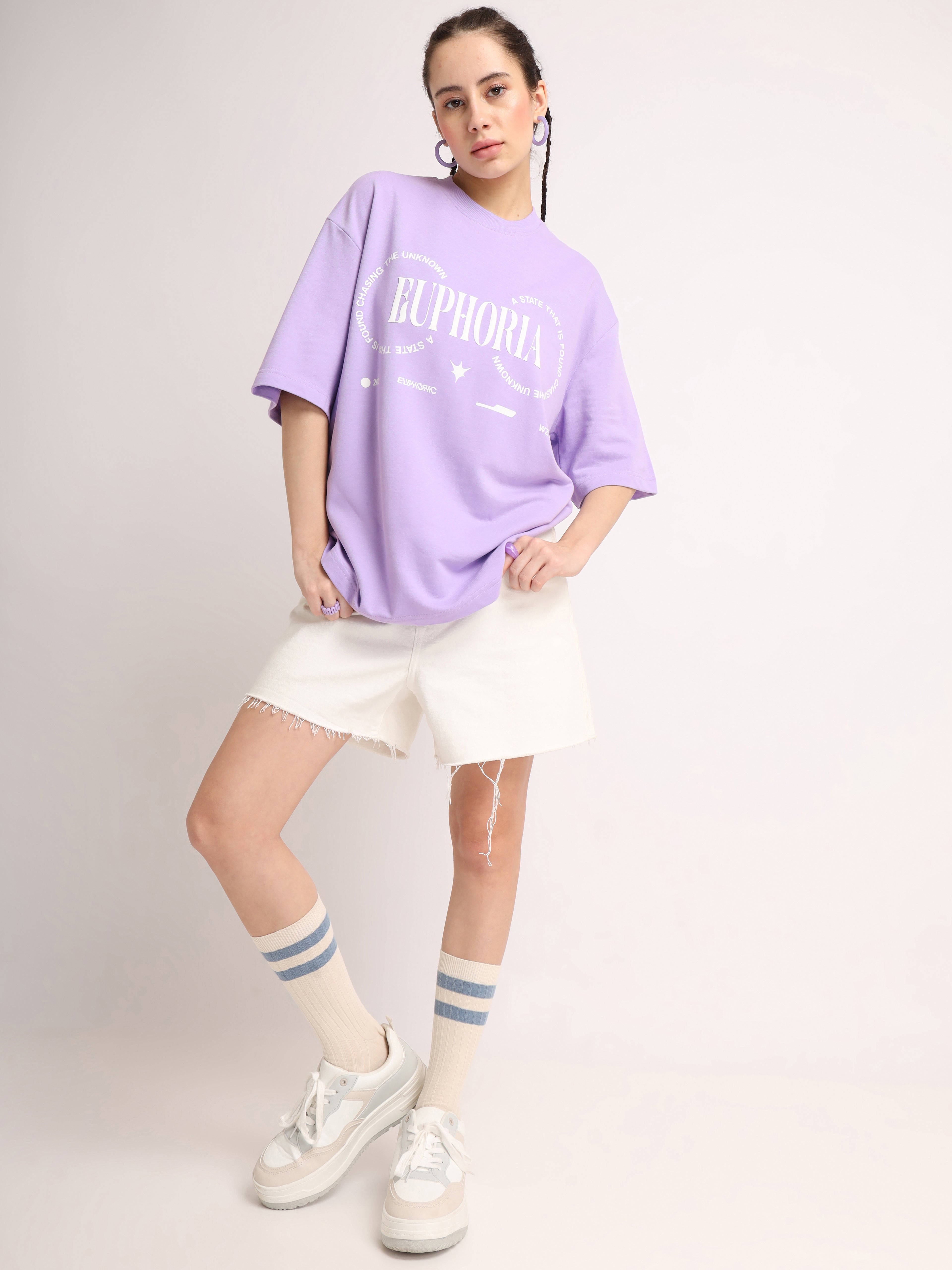 Lilac Euphoria Oversized T-Shirt