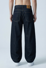 Midnight Grid Jeans Back view | Weezy